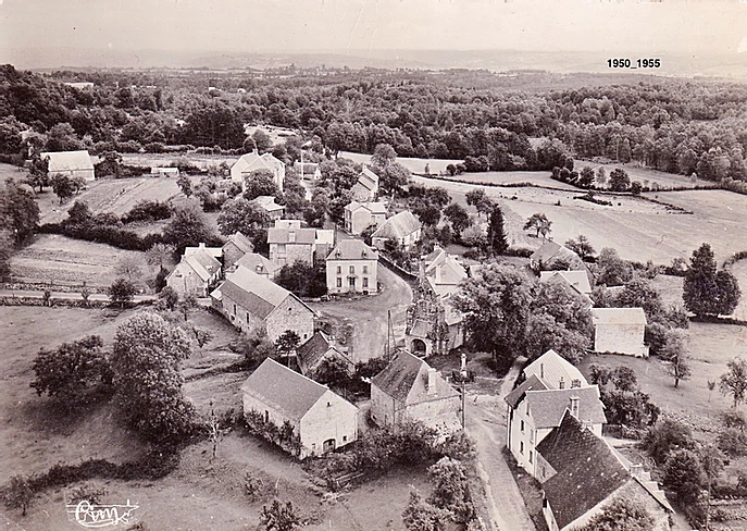 Vue aérienne ancienne