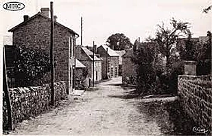 Vue ancienne d'une rue